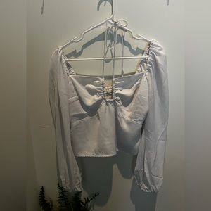 Abercrombie White halter top